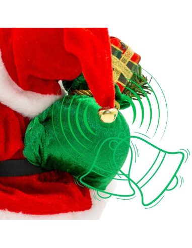 Święty mikołaj dekoracyjny 25 cm