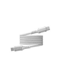 Kabel magnetyczny havit typ c-typ c cb6297 (biały)