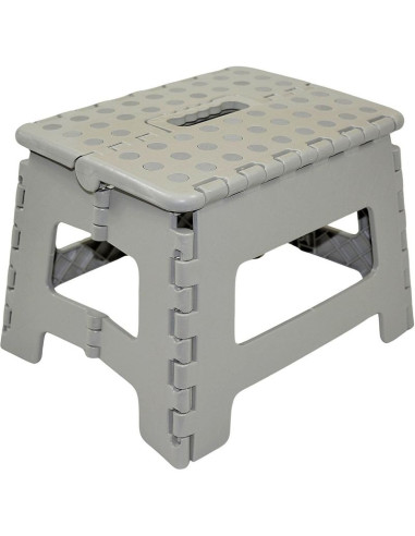 Stołek taboret antypoślizgowy składany szary