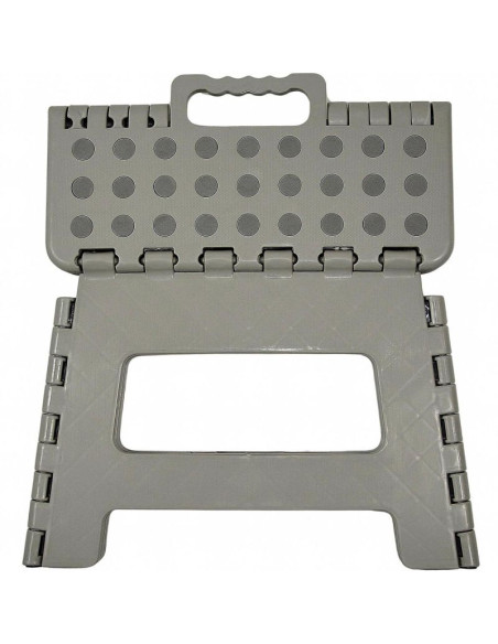 Stołek taboret antypoślizgowy składany szary