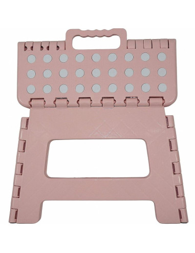 Stołek taboret antypoślizgowy składany różowy