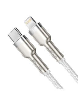 Baseus kabel usb-c lightning cafule pd 1m biały 2
