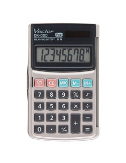 Vector kalkulator kieszonkowy dk-050, szary