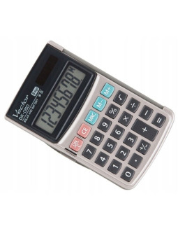 Vector kalkulator kieszonkowy dk-050, szary 2