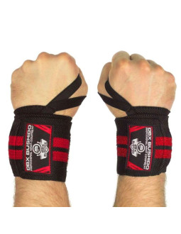 Elastyczne usztywniacze / ściągacze nadgarstka | black/red 2