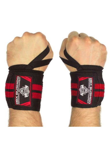 Elastyczne usztywniacze / ściągacze nadgarstka | black/red