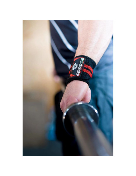 Elastyczne usztywniacze / ściągacze nadgarstka | black/red