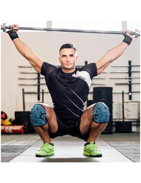 Elastyczne usztywniacze / ściągacze nadgarstka | black/red