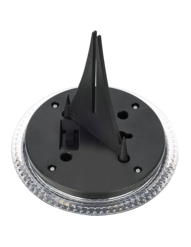 Lampy solarne dyskowe do wbicia w grunt lub montażu na ścianie 2szt