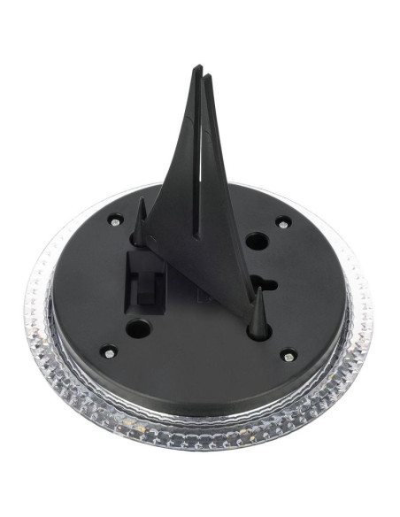 Lampy solarne dyskowe do wbicia w grunt lub montażu na ścianie 2szt