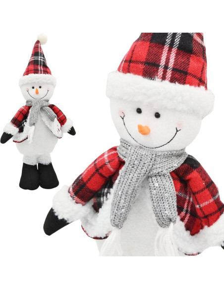 Bałwanek dekoracyjny 50cm czerwony