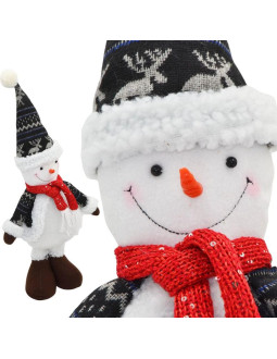 Bałwanek dekoracyjny 50cm szary