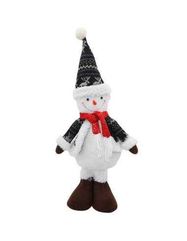 Bałwanek dekoracyjny 50cm szary