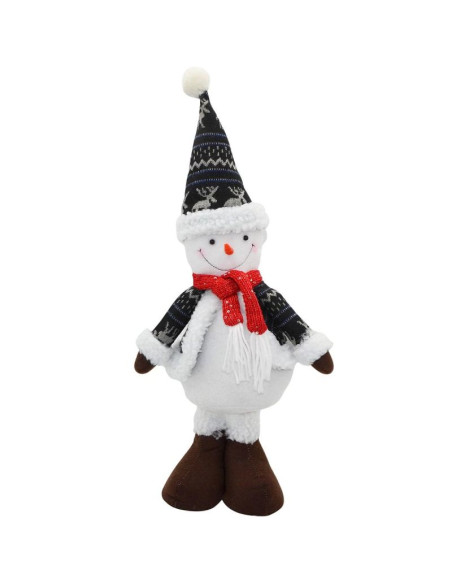 Bałwanek dekoracyjny 50cm szary