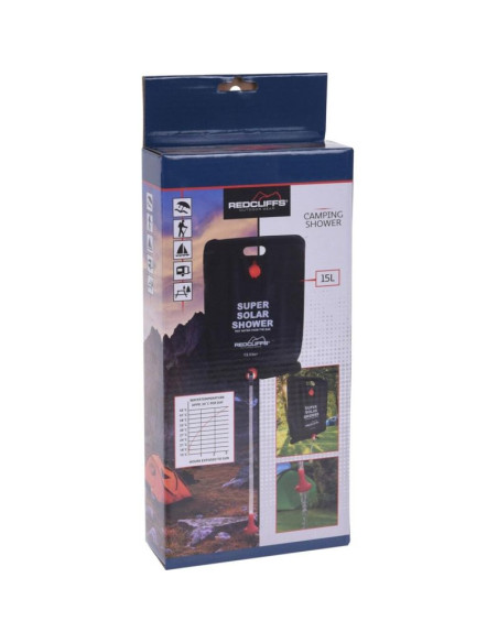 Prysznic solarny kempingowy turystyczny 15l redcliffs