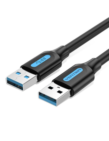 Kabel usb-a do usb-a vention 0.5m czarny