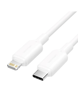 Kabel usb-c do lightning 3a 480mbps 1m biały 2