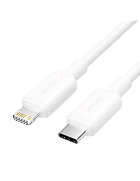 Kabel usb-c do lightning 3a 480mbps 1m biały