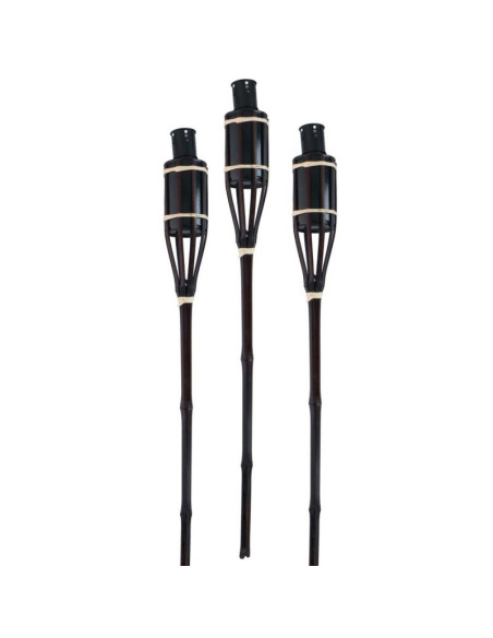 Pochodnia bambusowa 60 cm 3szt czarna