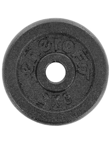 Obciążenie żeliwne czarne 2 kg enero fit fi26,5