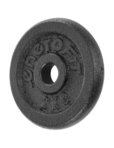 Obciążenie żeliwne czarne 2 kg enero fit fi26,5