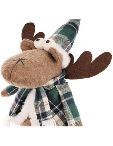 Renifer dekoracyjny świąteczny brązowy 35+20cm