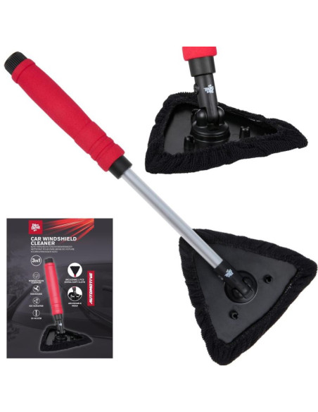 Ściągaczka wody skrobaczka ściereczki 3w1 z teleskopową rączką dirt devil