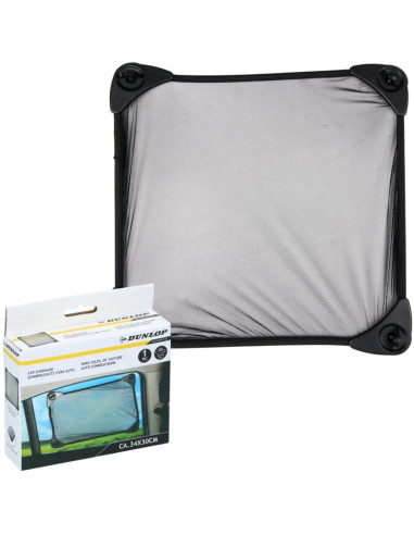 Osłona przeciwsłoneczna z przyssawkami 34x30cm 1 szt. dunlop czarna