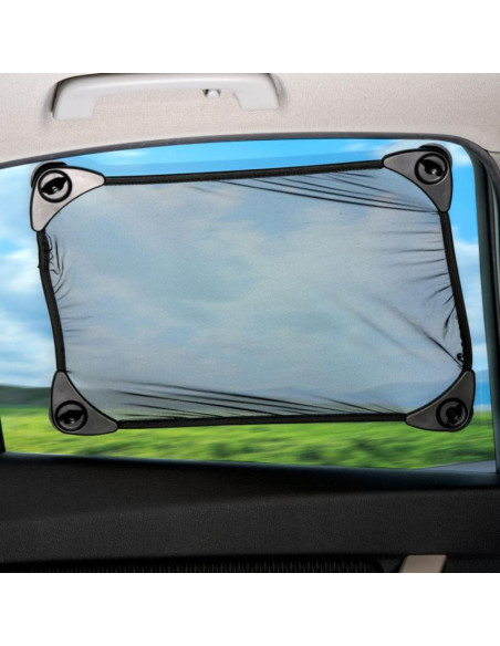 Osłona przeciwsłoneczna z przyssawkami 34x30cm 1 szt. dunlop czarna