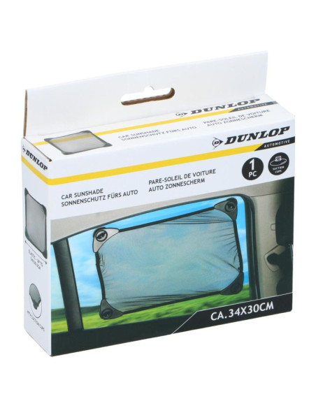 Osłona przeciwsłoneczna z przyssawkami 34x30cm 1 szt. dunlop czarna