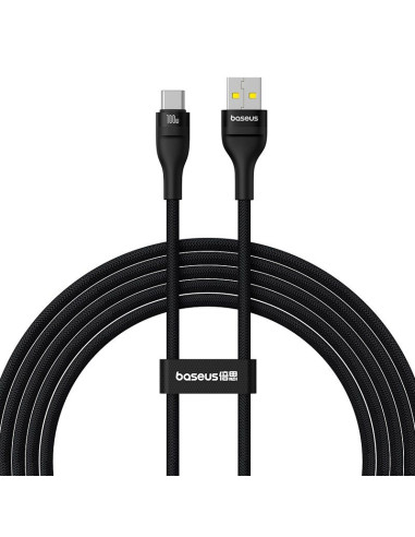 Kabel baseus flash 2 usb-usb c 100w 2m (czarny)