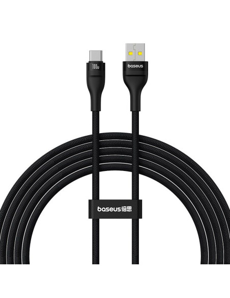 Kabel baseus flash 2 usb-usb c 100w 2m (czarny)