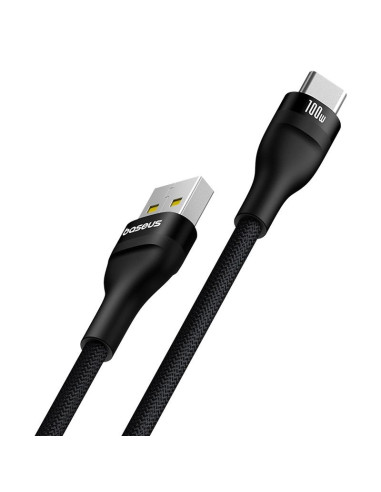Kabel baseus flash 2 usb-usb c 100w 2m (czarny)
