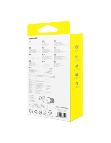 Kabel baseus flash 2 usb-usb c 100w 2m (czarny)