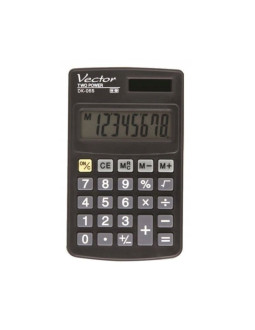 Vector kalkulator kieszonkowy dk-055, czarny