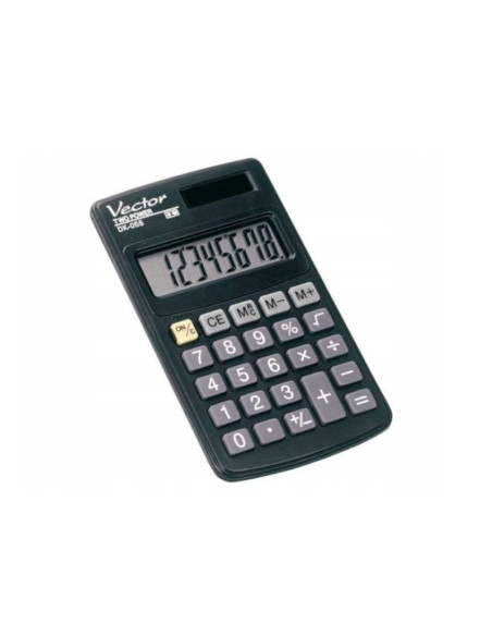 Vector kalkulator kieszonkowy dk-055, czarny