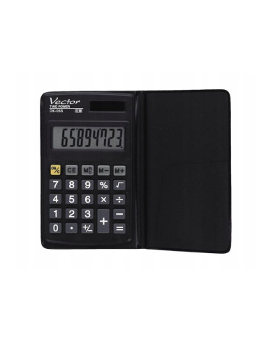 Vector kalkulator kieszonkowy dk-055, czarny