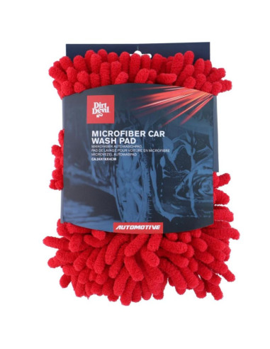 Myjka z microfibry szenilowa 18x4x24cm dirt devil czerwona