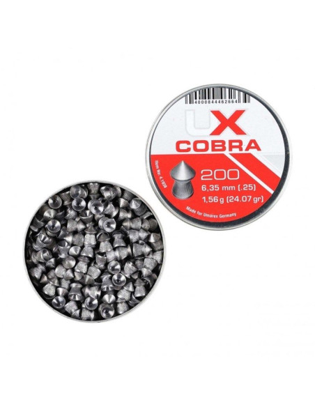 Śrut 6,35 umarex cobra pointed ribbed 200 szt.