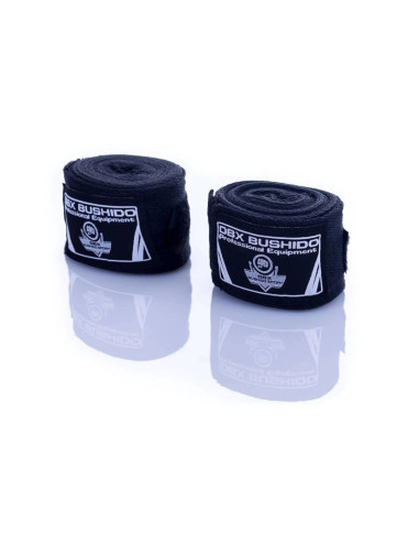 Owijki bokserskie, bawełniane - 4 metry | czarne