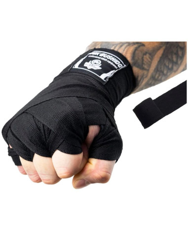 Owijki bokserskie, bawełniane - 4 metry | czarne