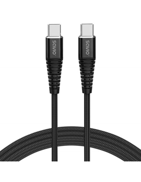 Savio kabel usb typ c - usb typ c 5a, 1m cl-159