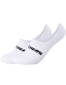 Skechers 2ppk mesh ventilation footies socks sk44008-1000 białe 35-38
