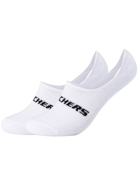 Skechers 2ppk mesh ventilation footies socks sk44008-1000 białe 35-38