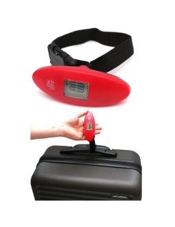 Waga bagażowa 50kg proworld czerwona