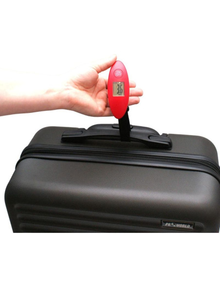 Waga bagażowa 50kg proworld czerwona