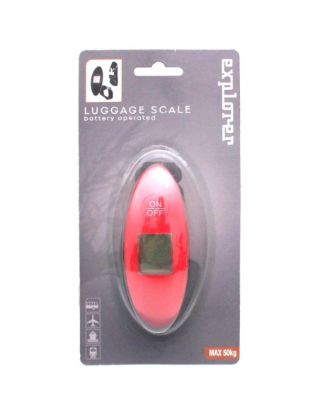 Waga bagażowa 50kg proworld czerwona