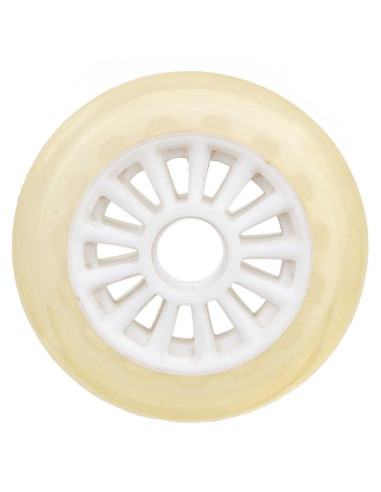 Kółko do hulajnogi pu 100mm białe