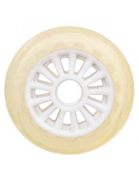 Kółko do hulajnogi pu 100mm białe