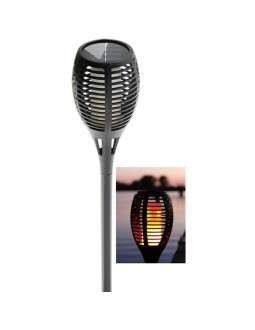 Lampa solarna pochodnia tańczące płomyki 10x10x79cm 36 led 2
